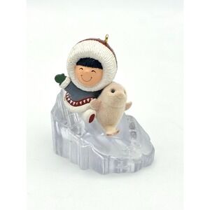 Hallmark Keepsake Ornament Frosty Friends 11th In Series 1990 Baby Seal Iceberg